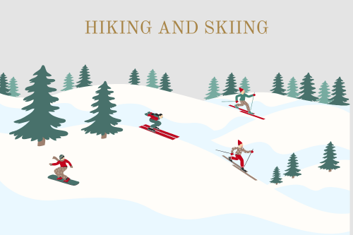 Hiking and Skiing at Mount Haruna