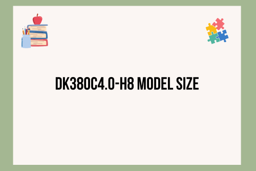 DK380C4.0-H8 Model Size